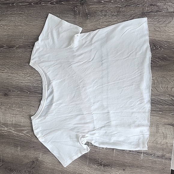 Wildfox Super Soft Flamingo Print Cut Off Short Sleeve Scoop Neck Tee Small - Picture 8 of 8